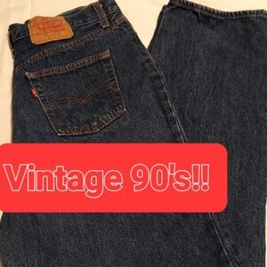 Vintage 90's Baggy Ladies 501 Levis